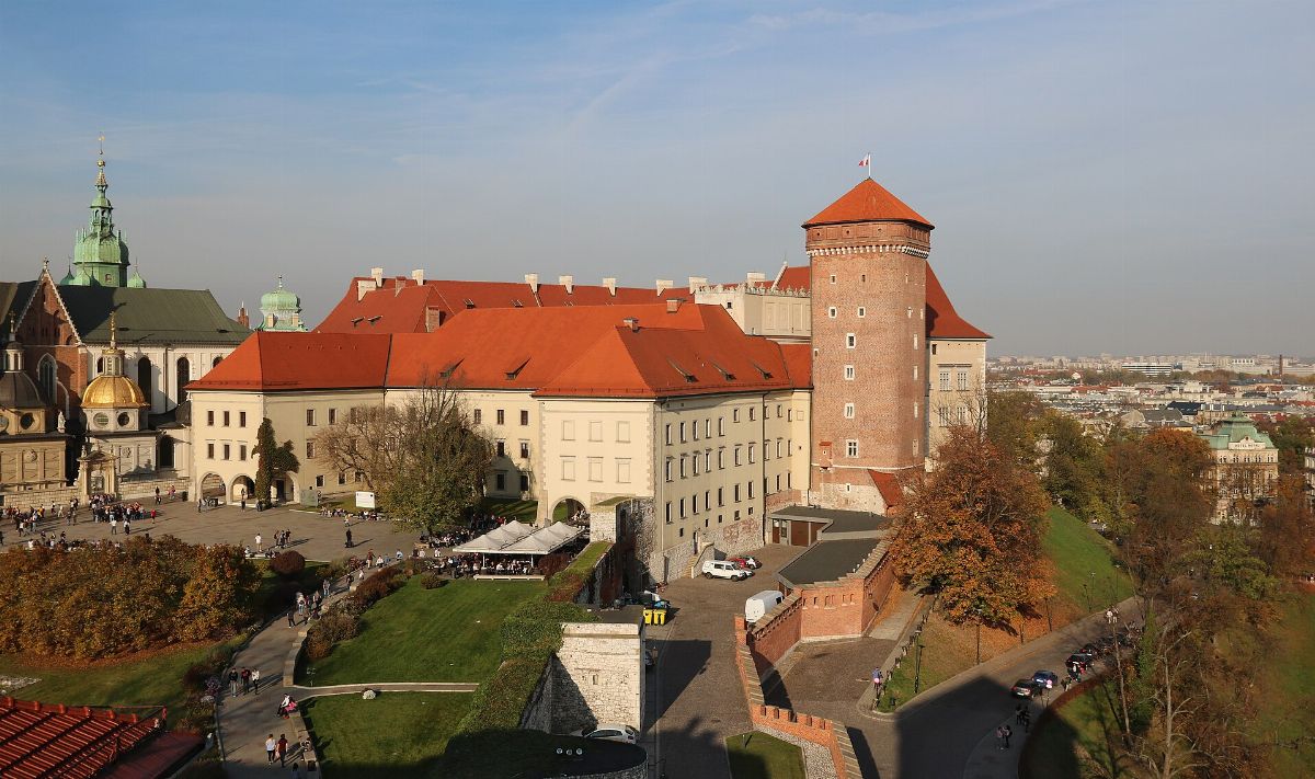 Wawel - Castle from Sandomierz Tower